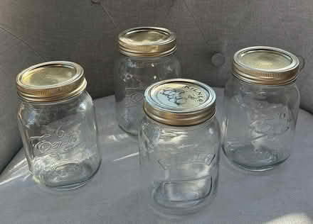 Photo of free Four Glass Mason Jars (Upton CH2) #1