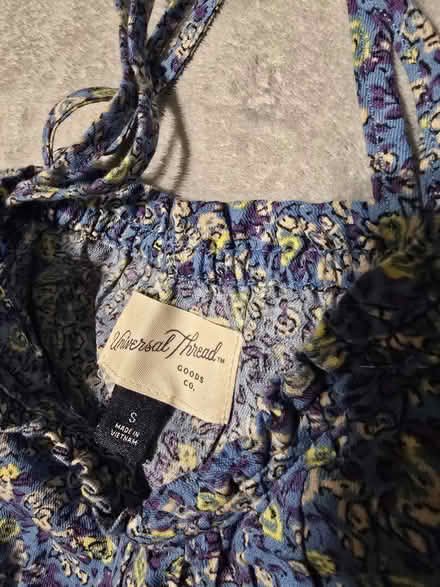 Photo of free Blue Floral Strappy Summer Dress S (West 7th) #4