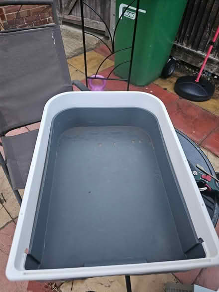 Photo of free Filli covered cat litter tray (Slough) #3