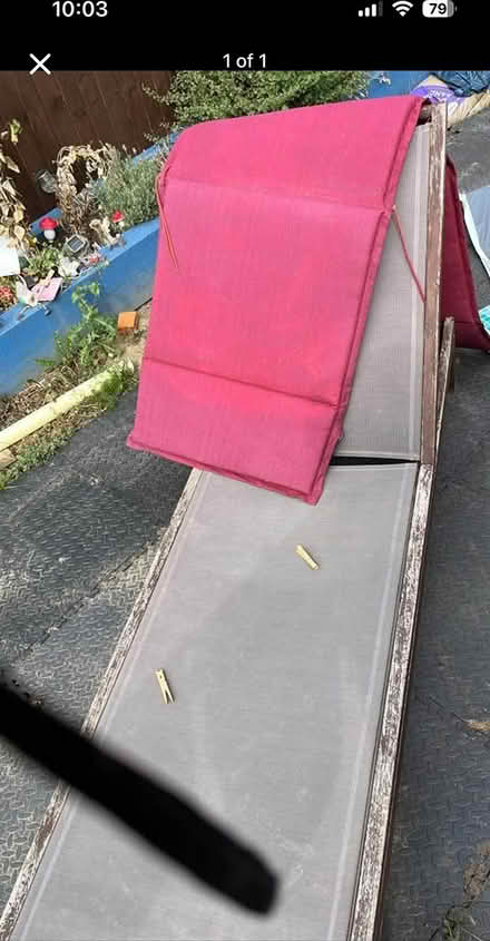 Photo of free Wooden sun lounger (Witham) #1