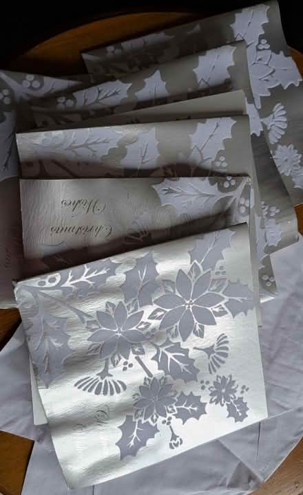 Photo of free Flocked Christmas Cards (RG24 Old Basing) #1