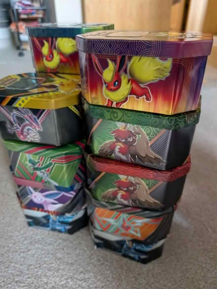 Photo of free Empty Pokémon Tins (Dorchester) #1