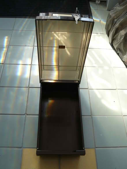 Photo of free Rexel lockable plastic hinged lid card/photo box & key (Kempsey WR5) #2