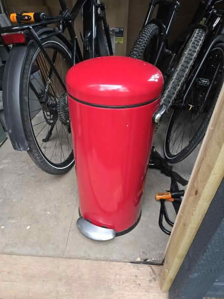 Photo of free Red pedal 30L bin (Brighton BN1) #1