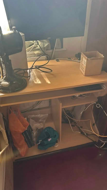 Photo of free Computer desk on wheels. (Millbank SW1P) #1