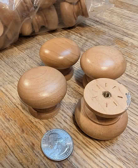 Photo of free 35x new wooden drawer pulls (Bolton) #1