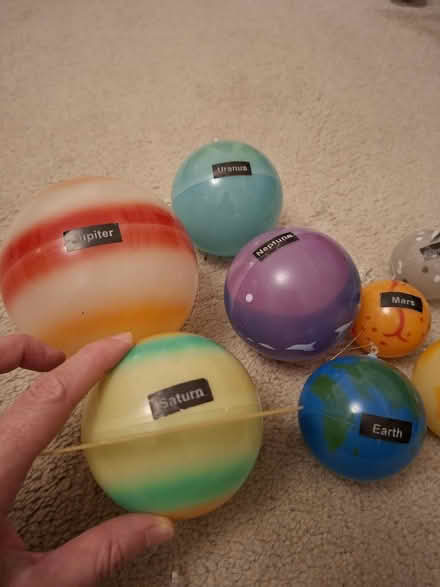 Photo of free 3D hanging solar system glow in the dark NW2 (North Cricklewood NW2) #2