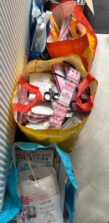 Photo of free Knitting magazines + wool/needles (Abbey Wood SE2) #2