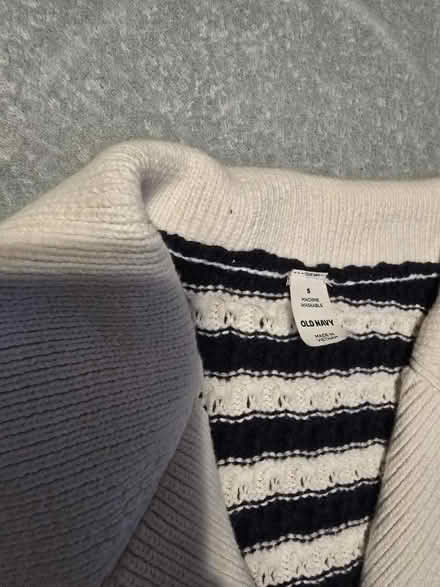 Photo of free Navy & White Striped Sweater - S (West 7th) #3