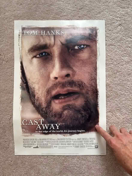 Photo of free Cast Away Poster 14x20 Tom Hanks (Hopewell Junction) #1