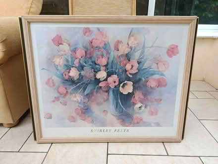 Photo of free Floral framed print (Burnham) #1