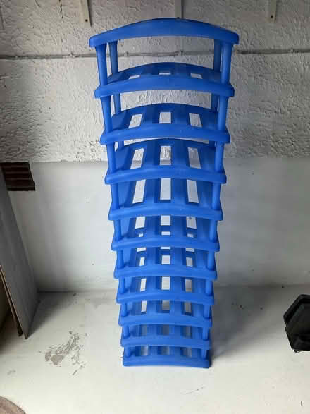 Photo of free Blue plastic wine rack (Carbis Bay TR26) #1