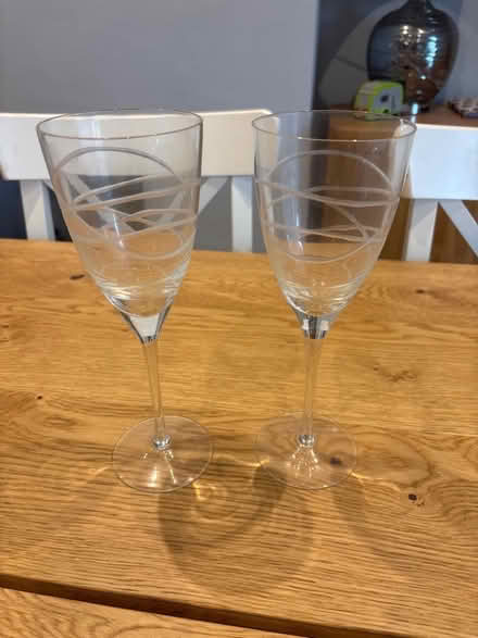 Photo of free 2 tall wine glasses (Southdown BA2) #1