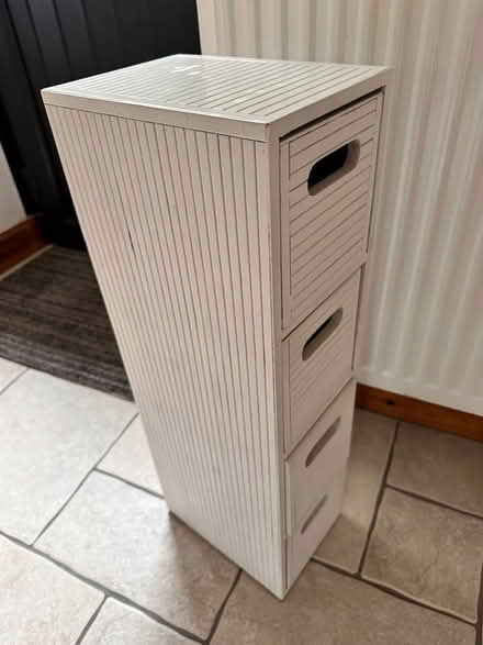 Photo of free Small Bathroom Cabinet 4 Drawer Narrow Bathroom Stor (Evercreech BA4) #1