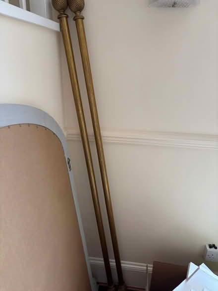 Photo of free 2x curtain poles with fixtures (Broadstairs CT10) #1