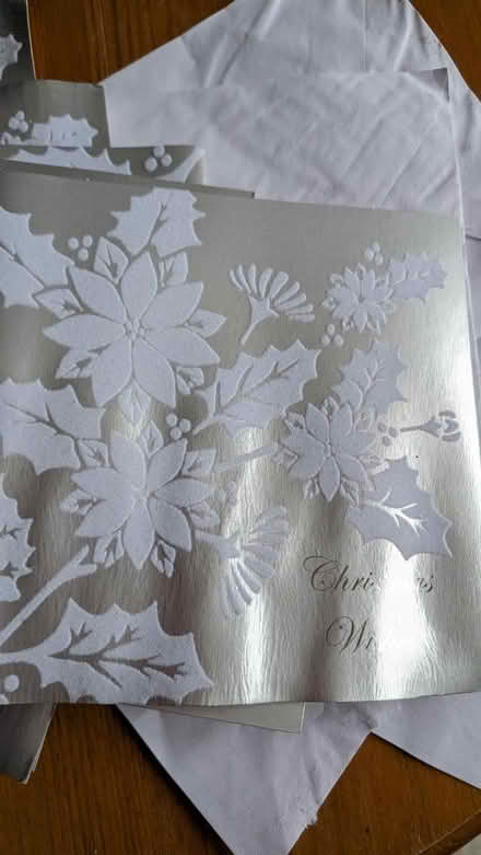 Photo of free Flocked Christmas Cards (RG24 Old Basing) #2