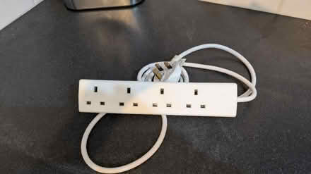 Photo of free White 4 Socket Extension Lead (N16) #1