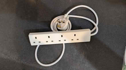 Photo of free White 4 Socket Extension Lead (N16) #2