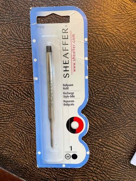 Photo of free Schaeffer ballpoint refill - medium black (De Parys MK40) #1