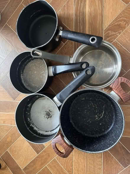 Photo of free 5 x Saucepans (Holland Park W11) #1
