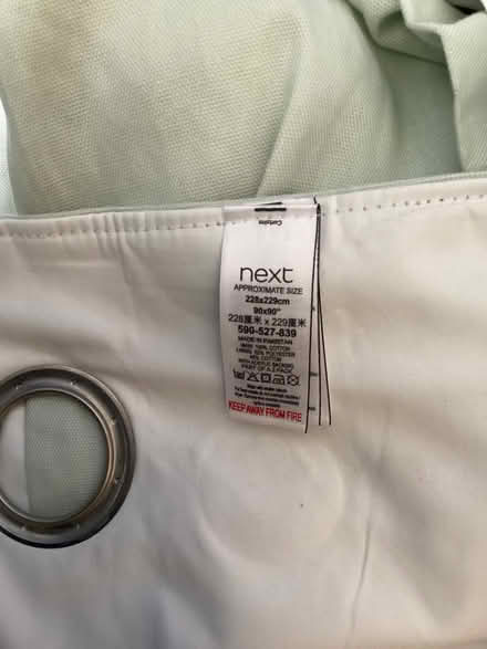 Photo of free Mint Green Curtains (Harold Wood RM3) #2
