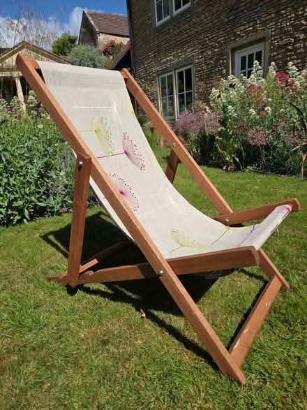 Photo of free wooden deckchair (Freshford BA2) #1