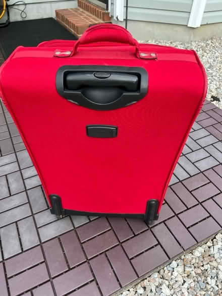 Photo of free Red Large Checked Bag (Big Bethel/Saunders HPT) #3