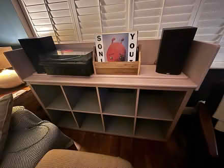Photo of free IKEA Kallax Record/DJ stand (Putney SW15) #3