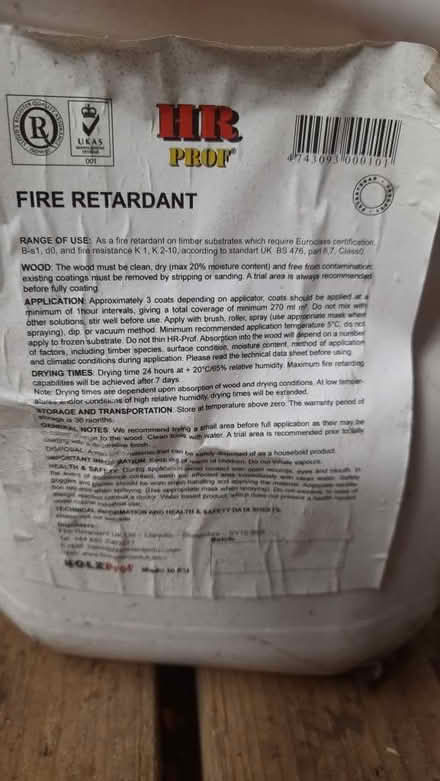 Photo of free Fire retardant for timber (Byfleet KT14) #2