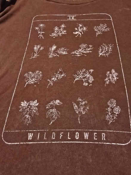 Photo of free Maroon Wildflowers LS Tee - Medium (West 7th) #4