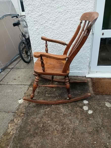 Photo of free Wood rocking chair (Thurcaston LE7) #3