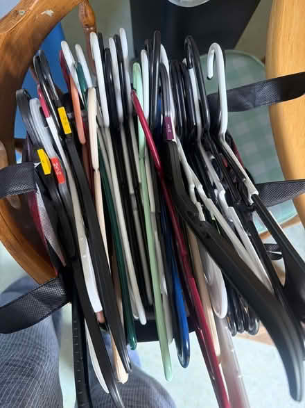 Photo of free Bag of plastic hangers (Coxackie NY) #1