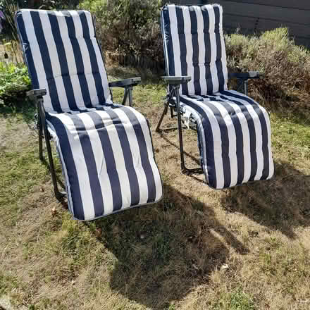 Photo of free Reclining Garden Chairs x2 (Gosport PO12) #2