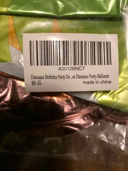 Photo of free Dinosaur party balloons (Latchford WA4) #2