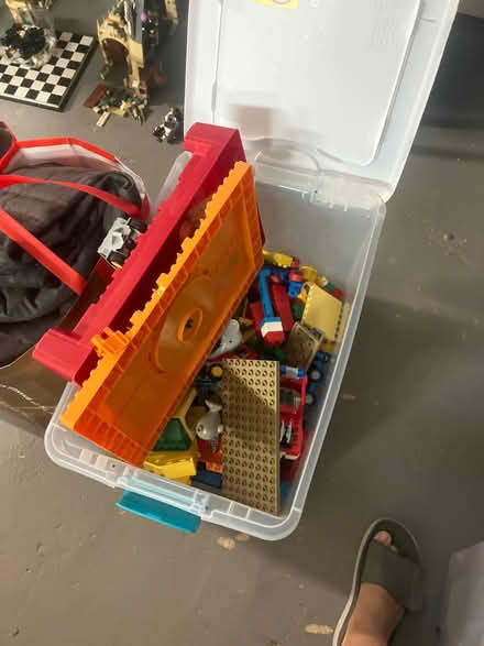 Photo of free Bin of Duplos (Bloomfield, NJ) #1