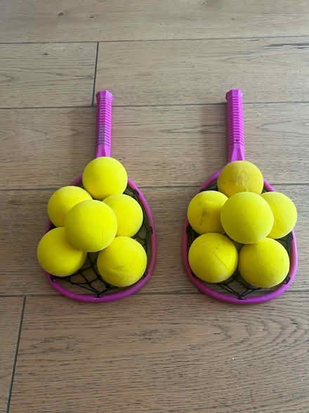 Photo of free Kids soft foam balls and racquets (Radlett WD7) #1