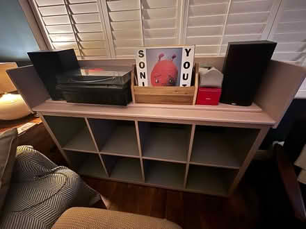 Photo of free IKEA Kallax Record/DJ stand (Putney SW15) #1