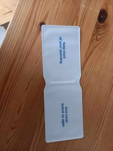 Photo of free New oyster card holder (S12 Gleadless) #1