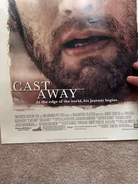 Photo of free Cast Away Poster 14x20 Tom Hanks (Hopewell Junction) #3