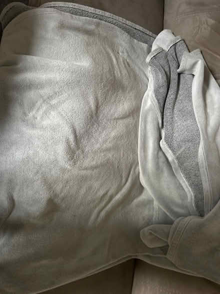 Photo of free Double size grey fleece throw (Plumpton CA11) #1