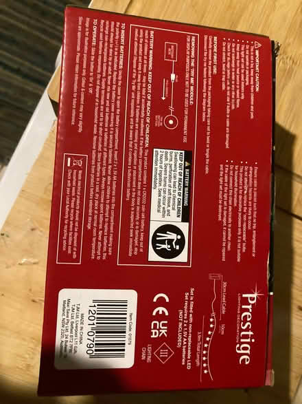 Photo of free Battery operated led star lights (Battersea SW11) #2