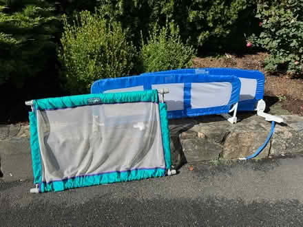 Photo of free Child bed rails & fabric baby gate (Hartsdale NY near Trader Joe’s) #1