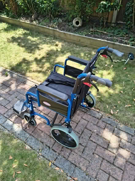 Photo of free Fold up wheelchair, shower stool and toilet frame (Catford South SE6) #1