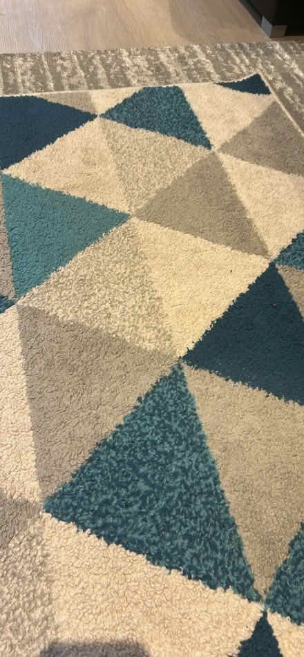 Photo of free Blue rug 100x150 (Greasbrough S61) #3