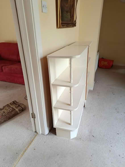 Photo of free Pair of painted timber shelves (Burnham) #2