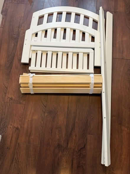 Photo of free Mothercare cotbed, mattress, duvets (Hitchin) #1