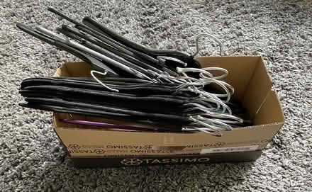 Photo of free Flocked Coat Hangers (Thurcaston LE7) #1