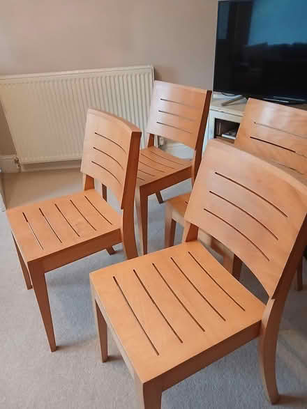 Photo of free X4 Dining Chairs (Sheffield S5 Ecclesfield) #1