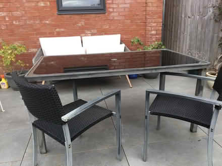 Photo of free Garden table & chairs (Clay Pit EX4) #2