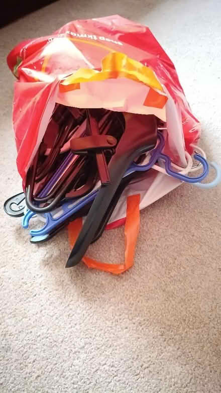 Photo of free Bag of coat hangers (Totteridge HW HP13) #1